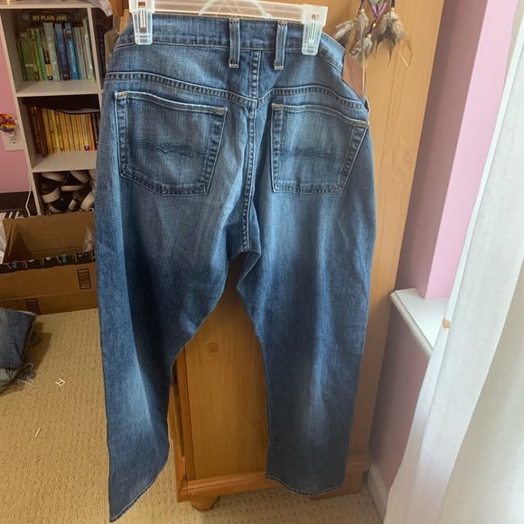 Trendy Dark Wash Lucky Brand Boyfriend Jeans - Picture 5 of 11